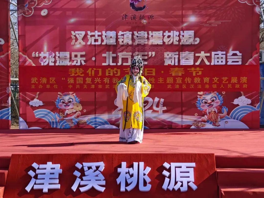 汊沽港镇津溪桃源新春大庙会活动火热进行中!