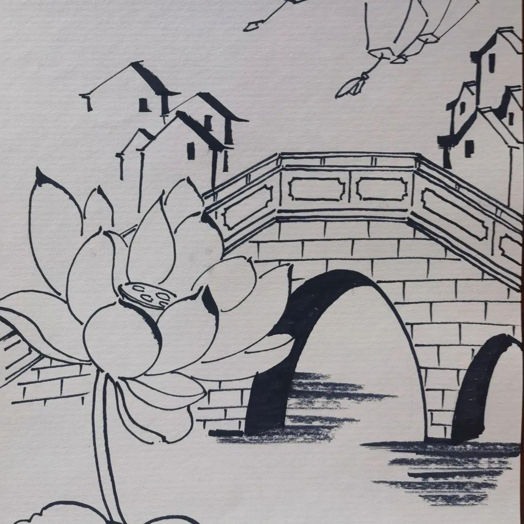 —行走江南·古桥简笔画体验活动